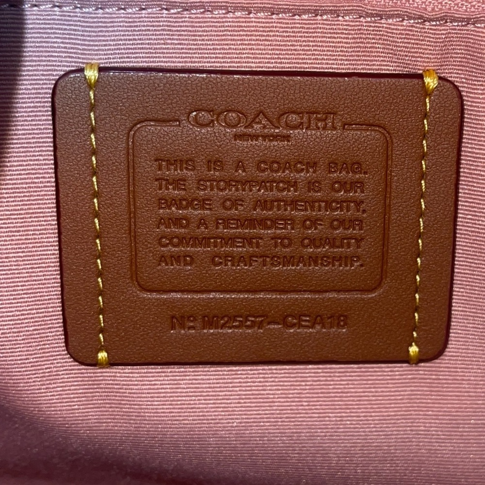 Coach 2026 Powder Pink Medium Rowen - Picture 10 of 16